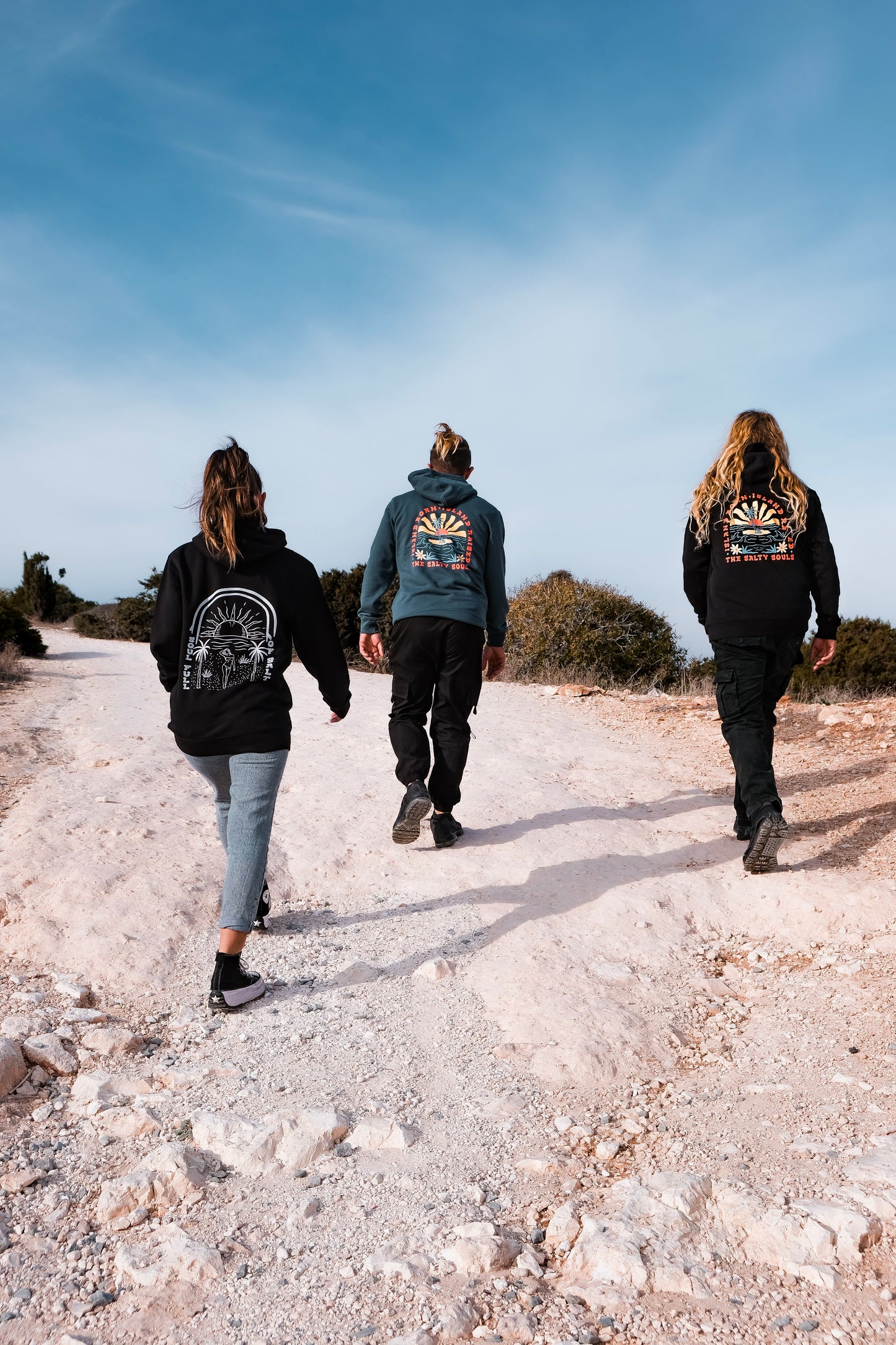 ISLAND BORN ISLAND RAISED ORGANIC HOODIE BLACK