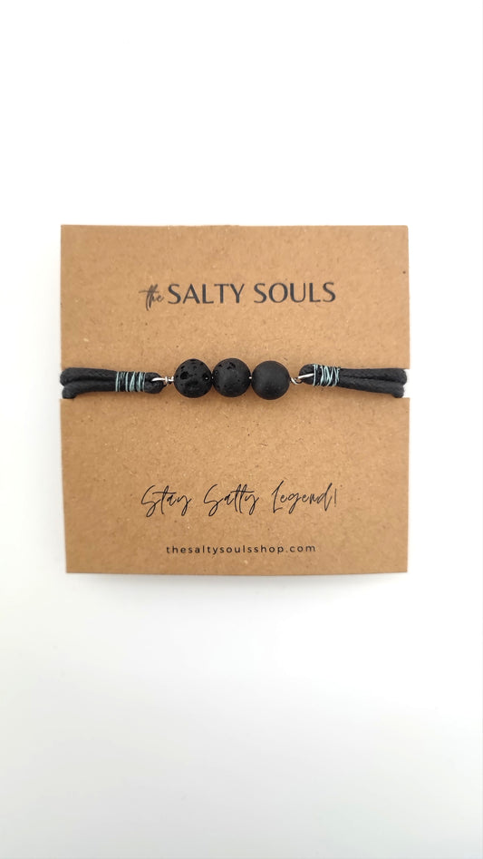 LAVA STONE BRACELET TRIO MINT