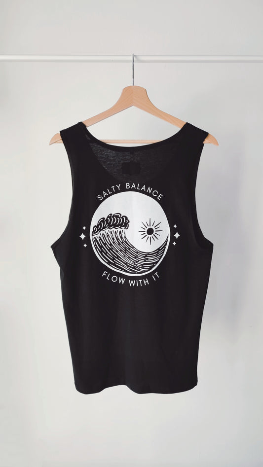 "SALTY BALANCE"    100% ORGANIC COTTON T-SHIRT