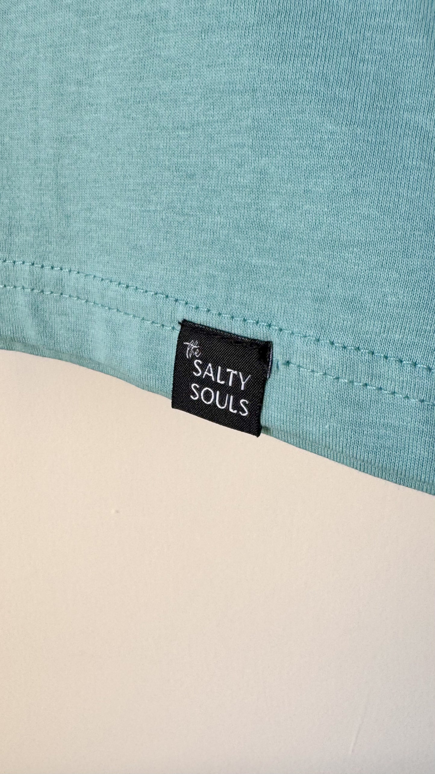 Salty Human T-Shirt Aqua