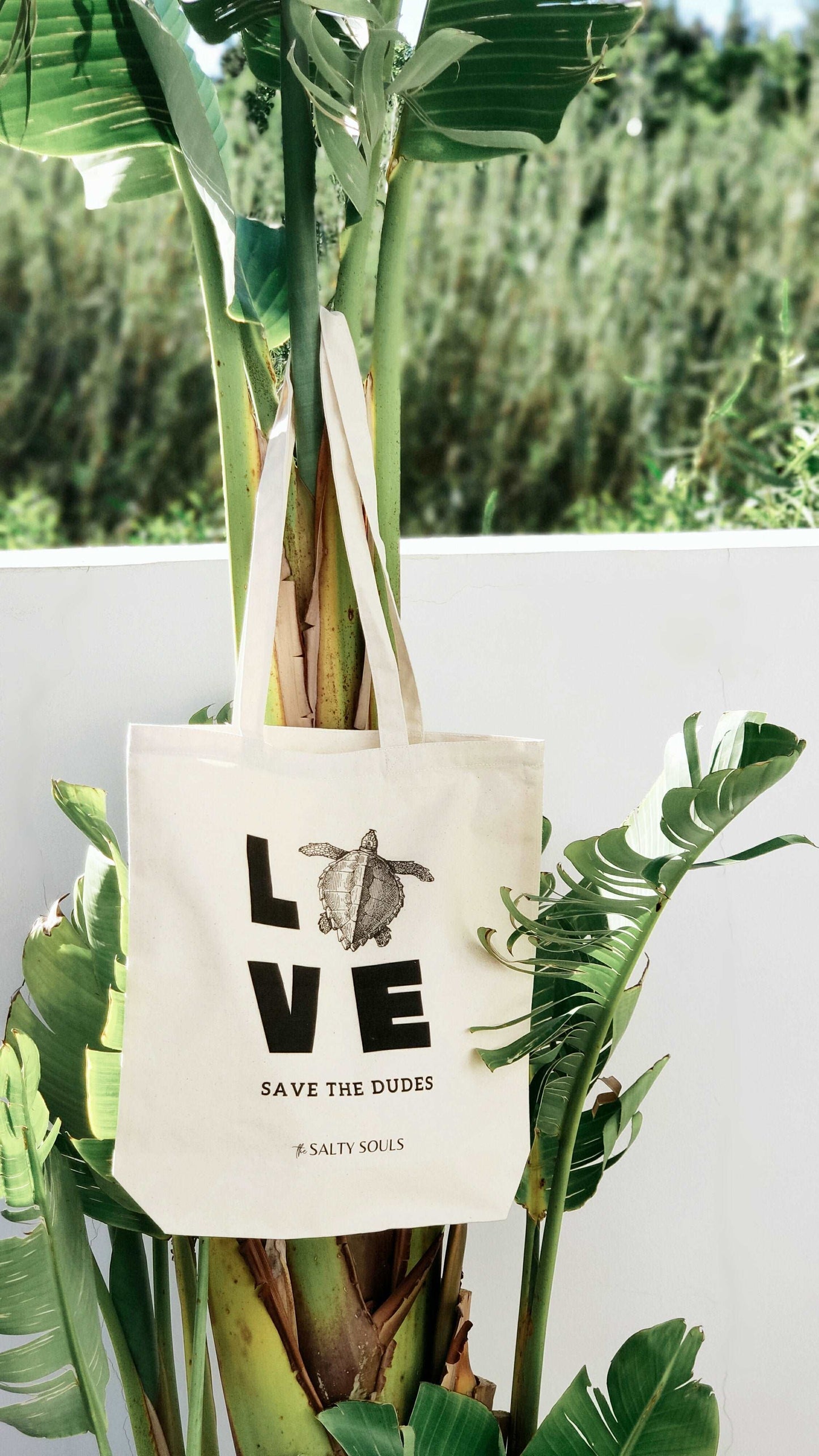 SAVE THE DUDES TOTE