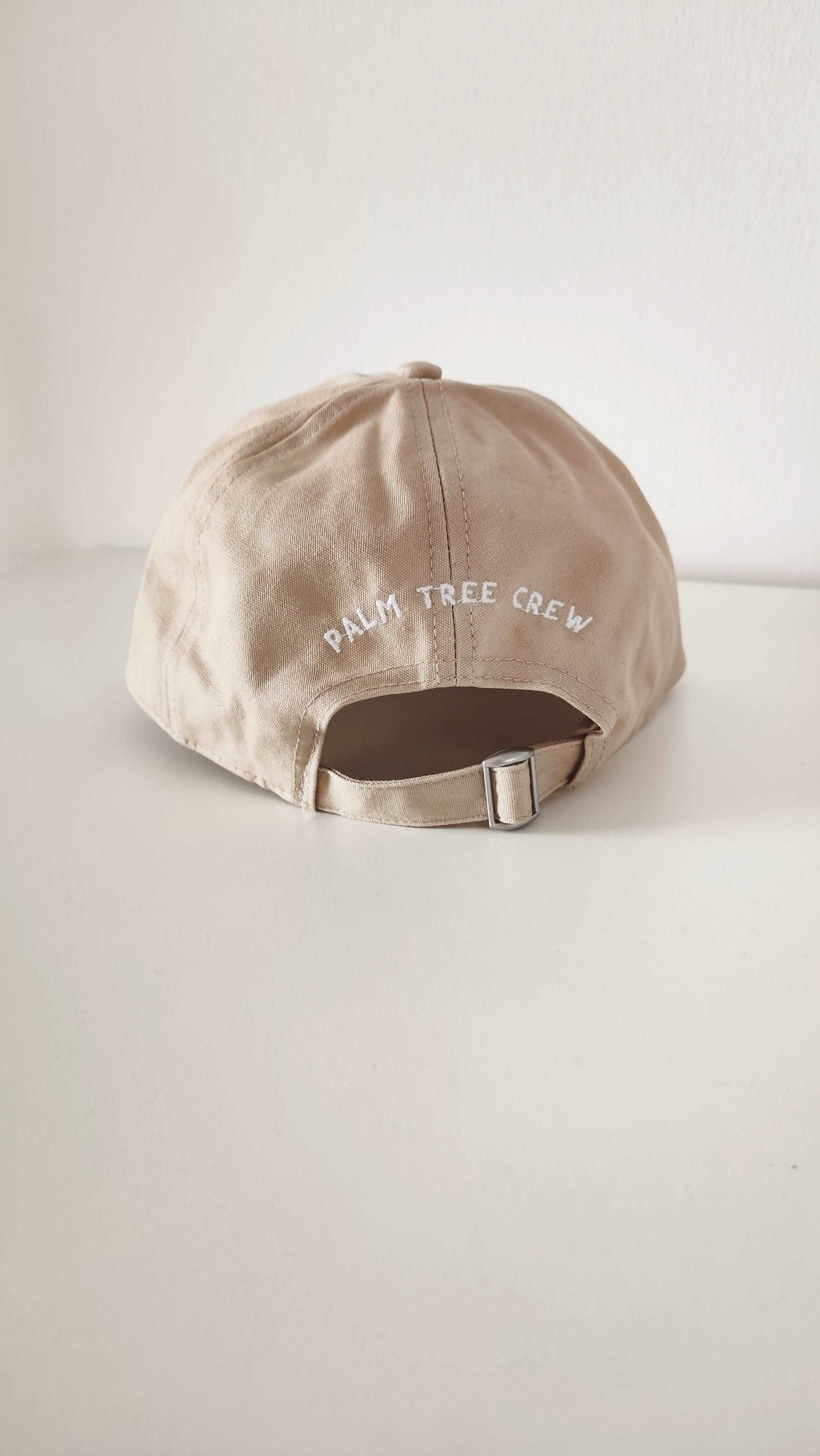PALM TREE CREW CAP SAND