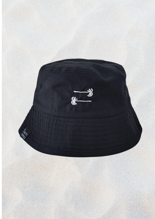 organic cotton bucket hat palms