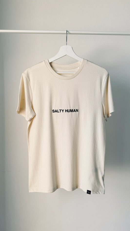 Salty Human T-Shirt Natural